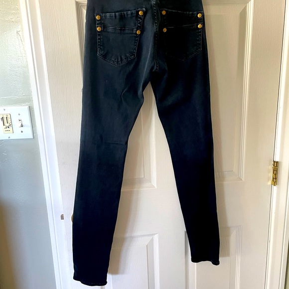 Rock & Republic black stretch skinny jeans - Picture 1 of 5